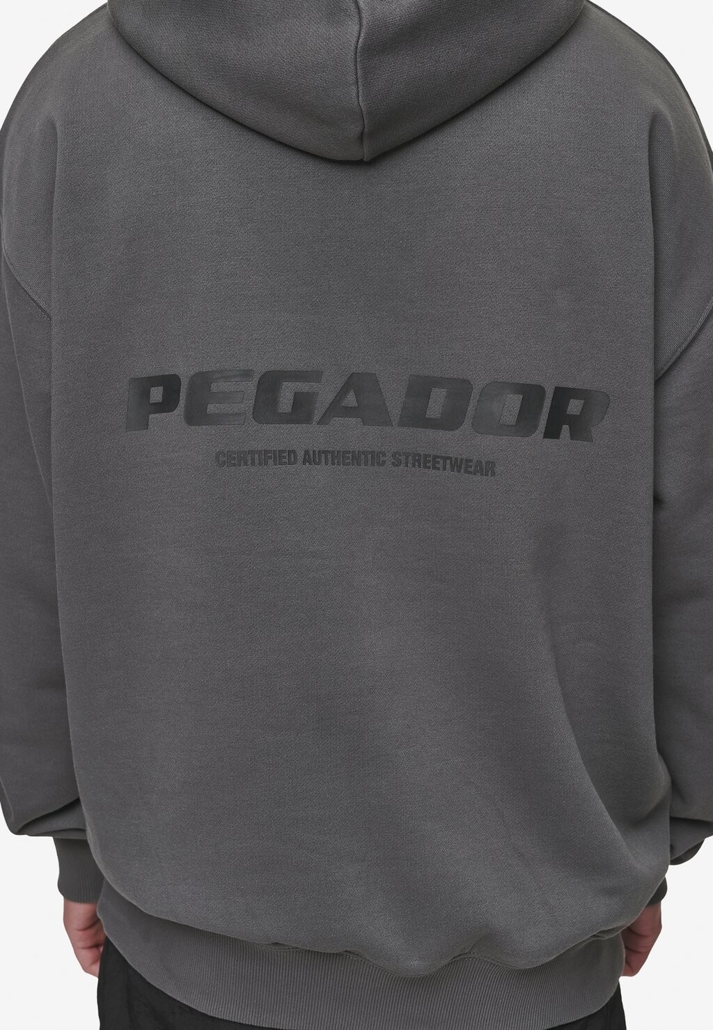 

Толстовка с капюшоном COLNE LOGO OVERSIZED HOODIE Pegador, темно-серый