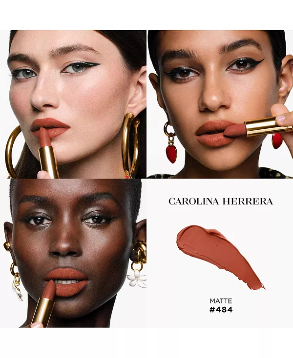 Сменный блок помады для весенней коллекции Fabulous Kiss Wild at Heart Carolina Herrera, 484- city jungle (matte) — фото 3