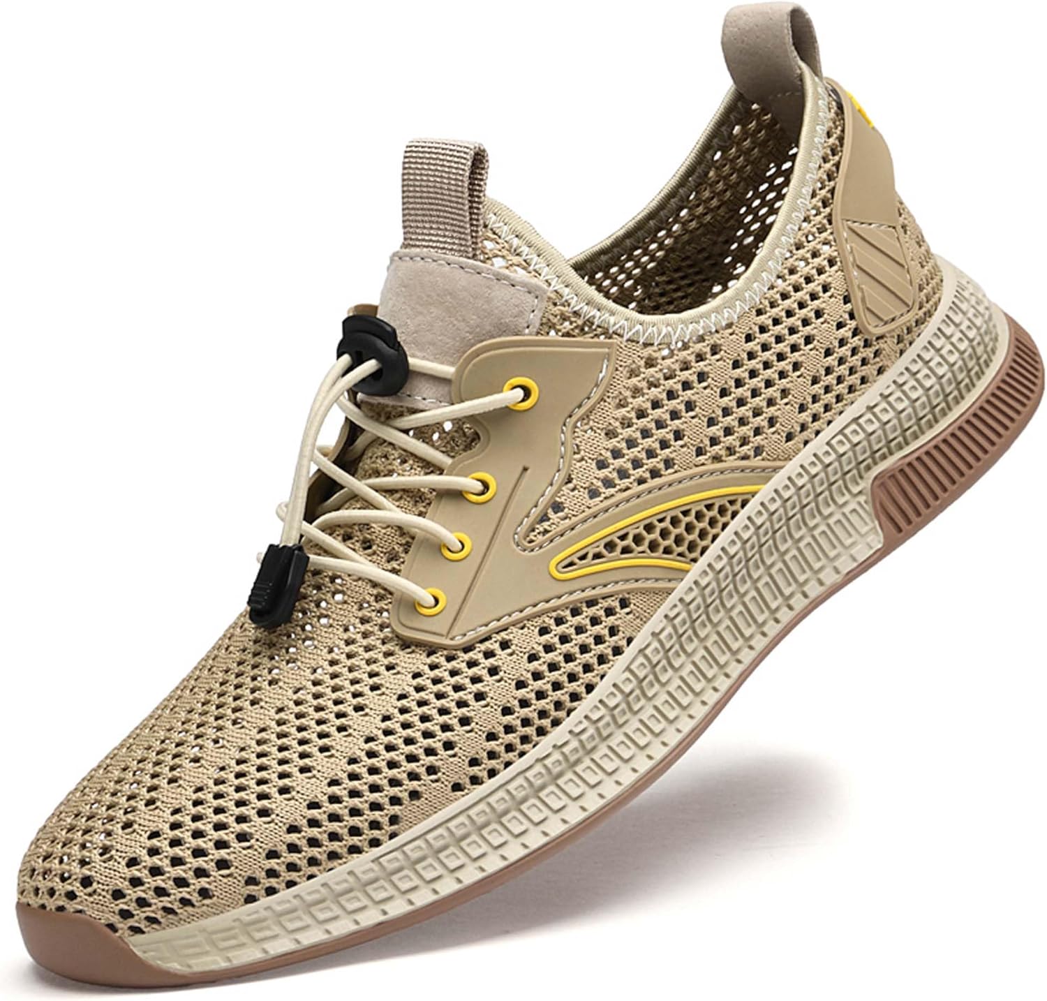 

Мужские водные кроссовки быстрого высыхания, нескользящие и дышащие, «босоножки», легкие и удобные для прогулок на открытом воздухе, горного туризма, плавания, пляжа, занятий спортом на улице Duagl, бежевый