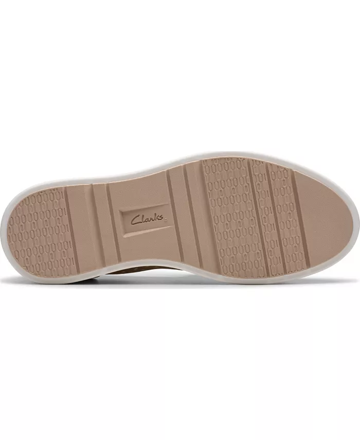 Женские слипоны Cloudsteppers Audreigh Star Clarks, коричневый/бежевый — фото 4