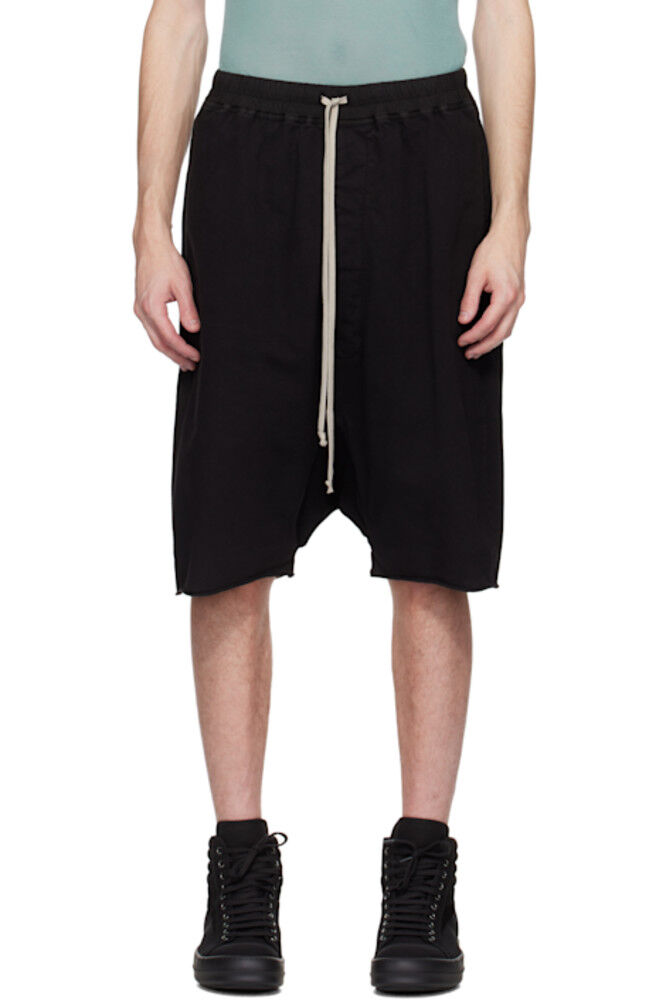

Черные шорты Hollywood с завязками на талии Rick Owens DRKSHDW