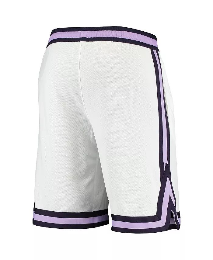 Мужские белые баскетбольные шорты Kansas State Wildcats реплика Nike — фото 4