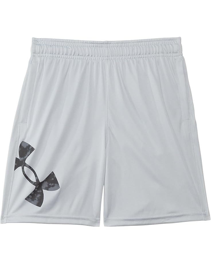 

Шорты Under Armour Kids Plus Size Tech Big Logo Shorts, цвет Mod Gray/Castlerock
