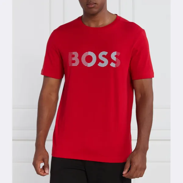 

Футболка стандартного кроя Boss, красный