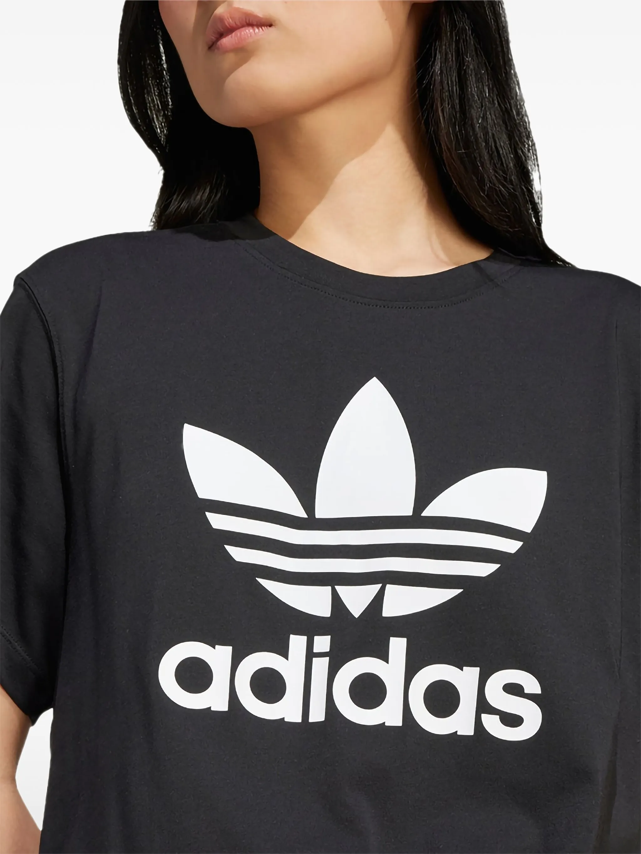 Футболка Adicolor Adidas, черный — фото 2