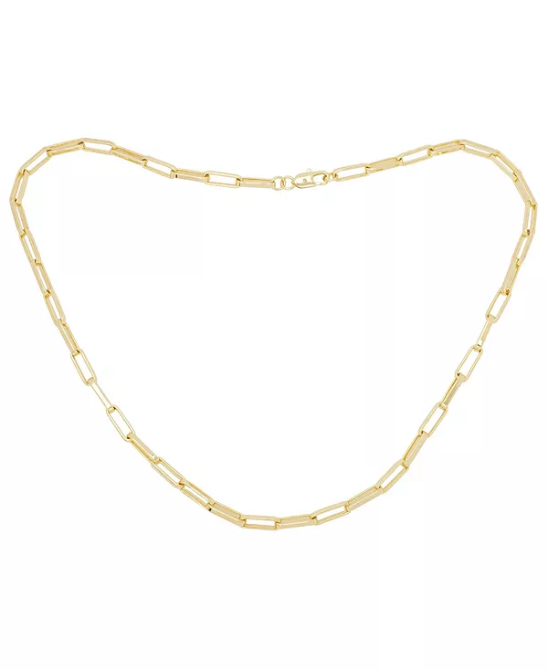 

Ожерелье из звеньев-скрепок с бриллиантовым акцентом Macy'S, gold