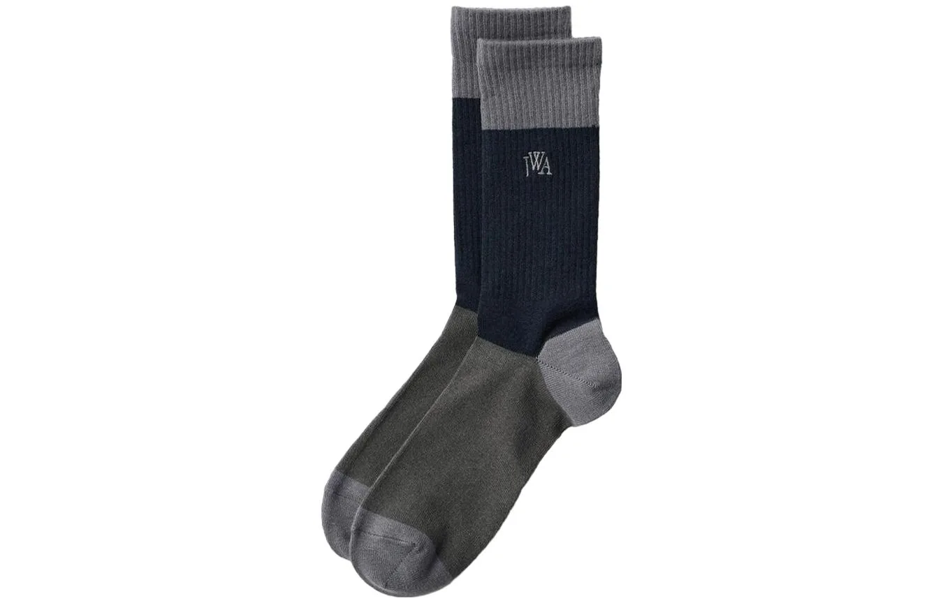 Женские носки до середины икры UNIQLO, 1 Pack (Navy Blue)