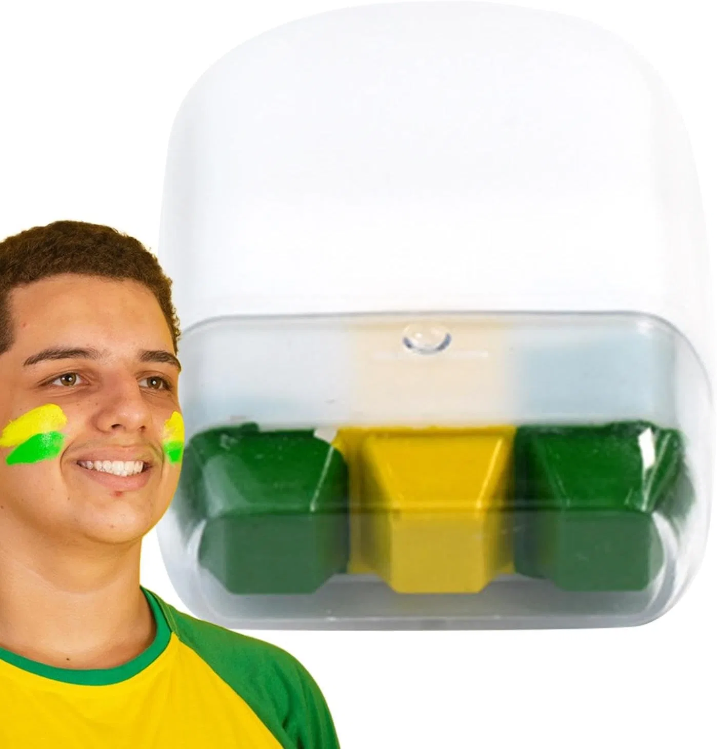 Краска для лица и тела Eoituschy набор из 3 цветов Brazil Eoitushy