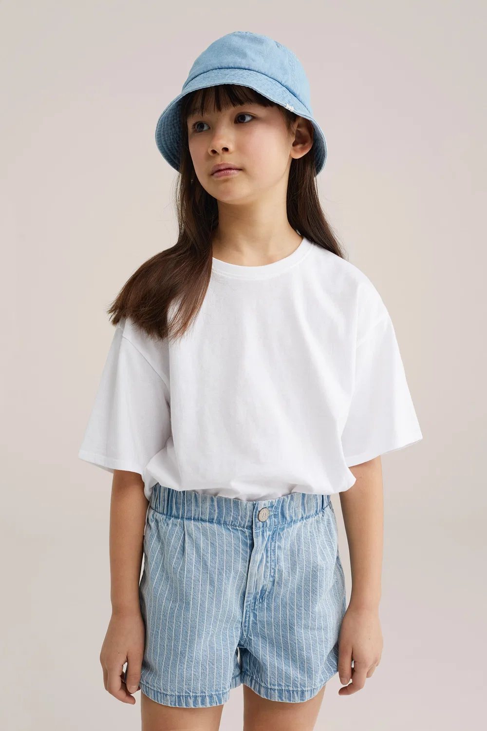 Брюки свободного кроя We Fashion, Light Blue — фото 4