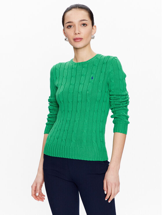 

Облегающий свитер Polo Ralph Lauren, зеленый