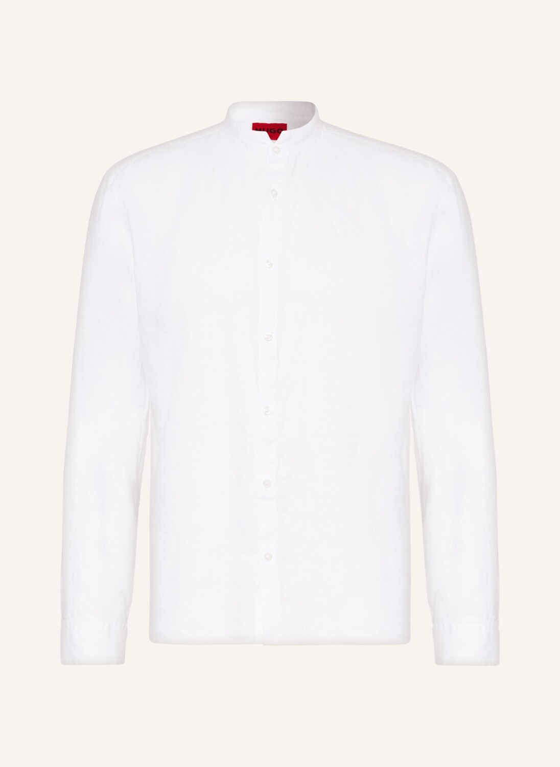 

Рубашка HUGO ELVORY Slim Fit mit Stehkragen, белый