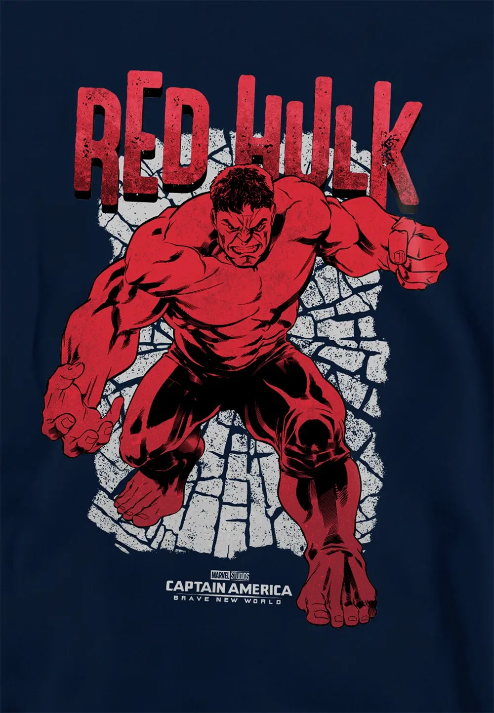 Детская толстовка Marvel Red Hulk, темно-синий — фото 2