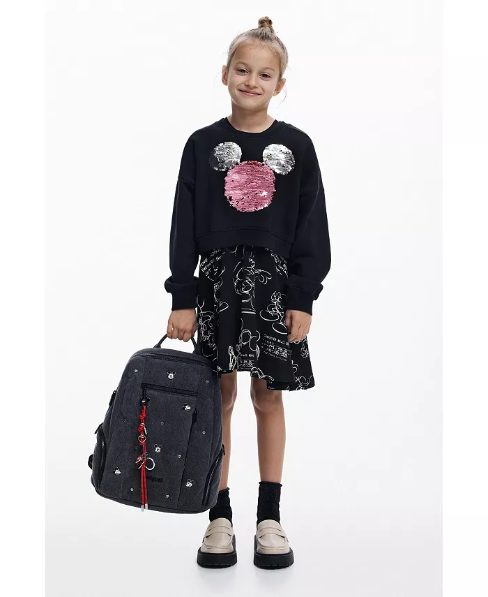 

Платье Микки Мауса для девочек 2 в 1 Desigual, черный