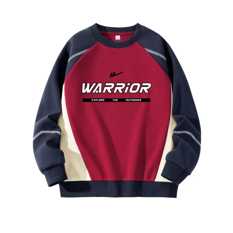 Детский свитшот Crew Neck Moderate WARRIOR, lilac розовый/h черный белый english — фото 3