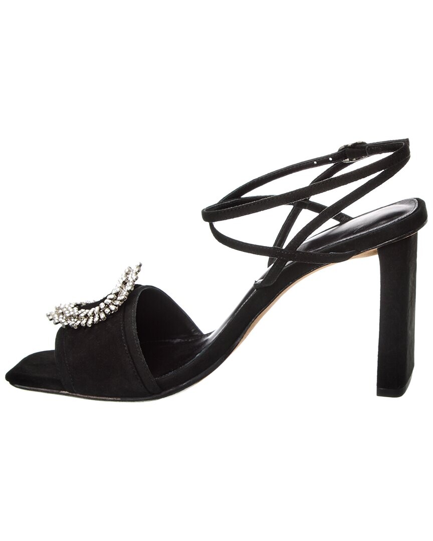 

Замшевые сандалии Alexandre Birman Madelina Pillar 85, черный