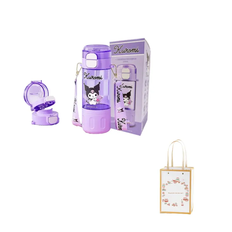 

Соломинка пластиковый стакан 580 мл Sanrio, фиолетовый