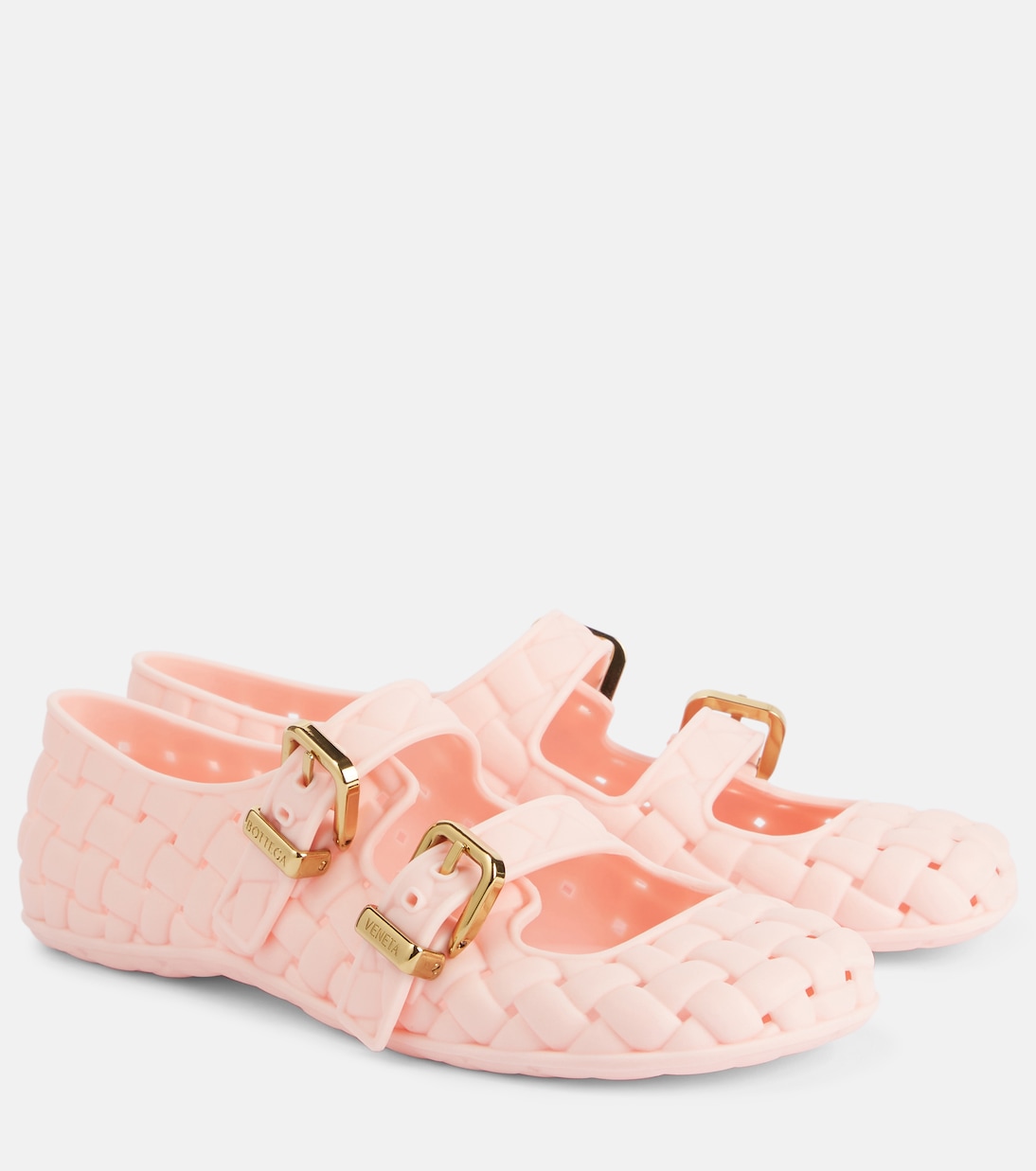 Туфли Amy Mary Jane Bottega Veneta, Rose