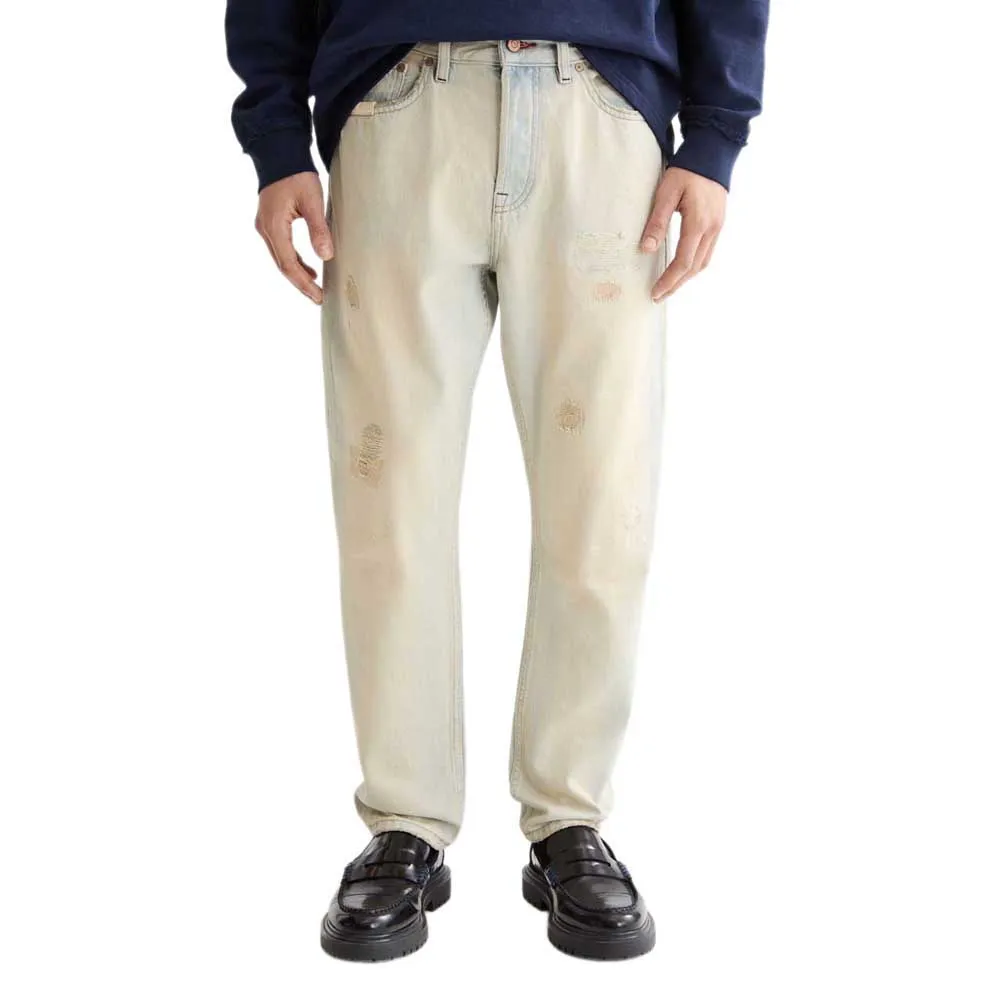 

Джинсы Scotch & Soda The Dean Loose Tapered Fit, бежевый