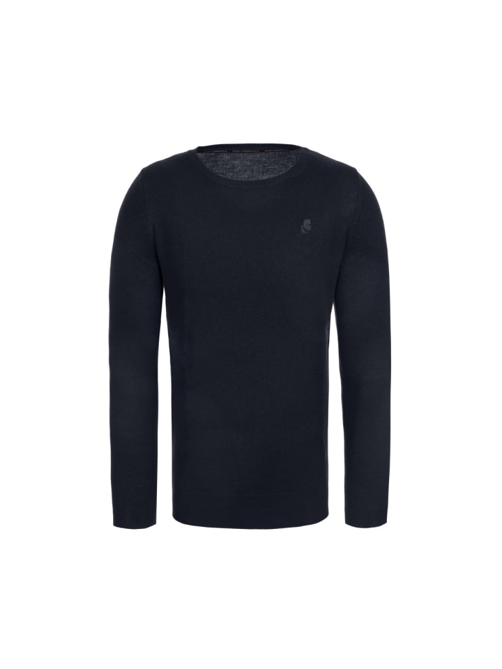 

Karl Lagerfeld Вязаный свитер 655000 темно-синего цвета