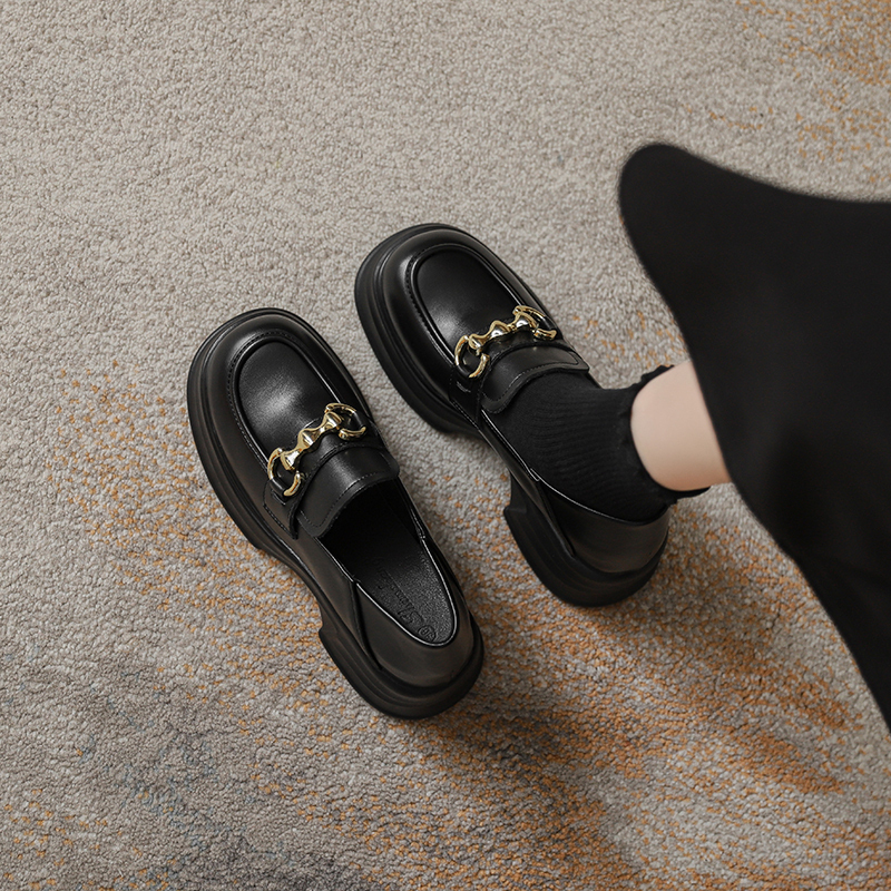 TATAYA Лоферы женские глянцевые черные, цвет Black Glossy — фото 4