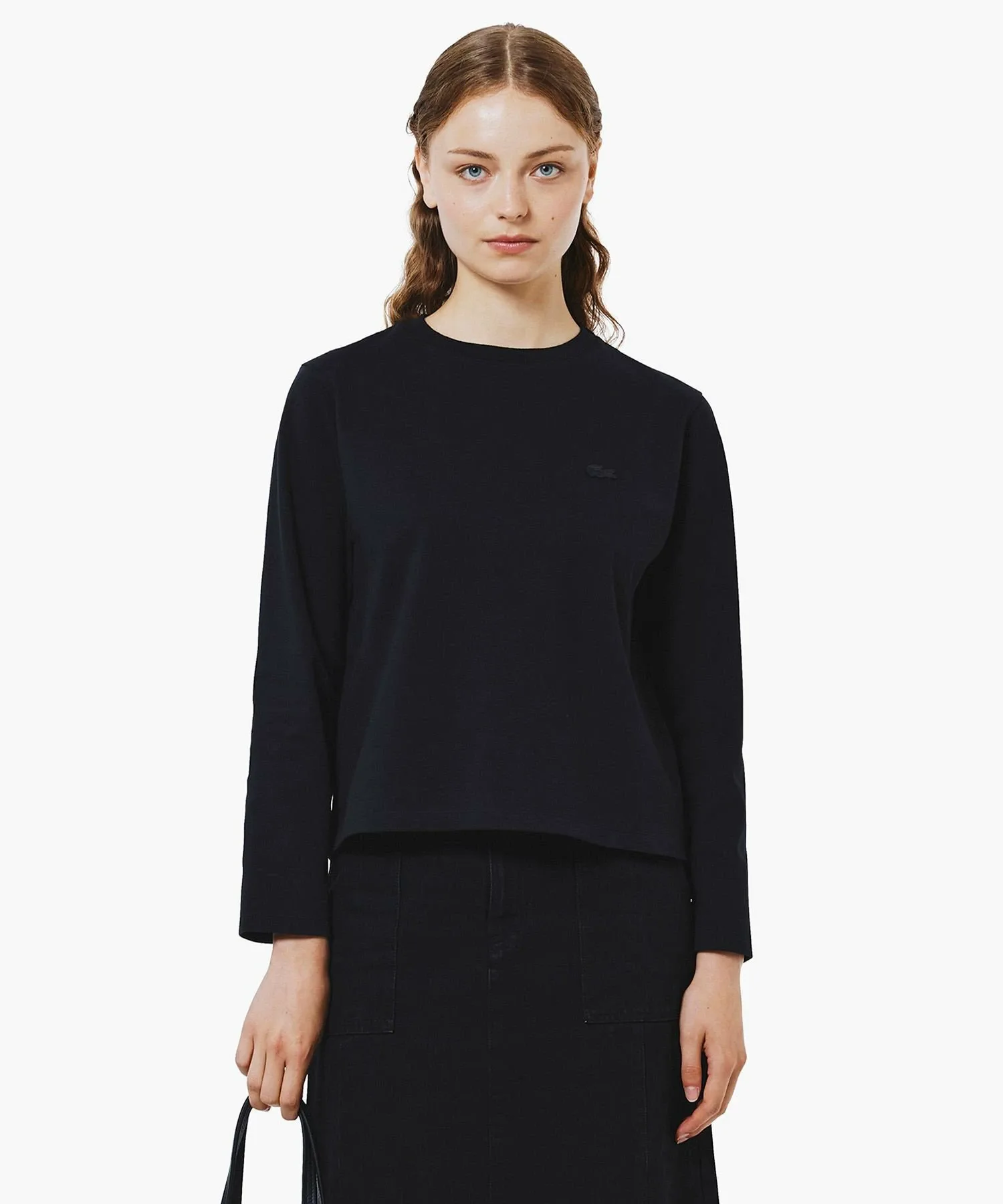 Футболка LACOSTE с длинным рукавом, Black
