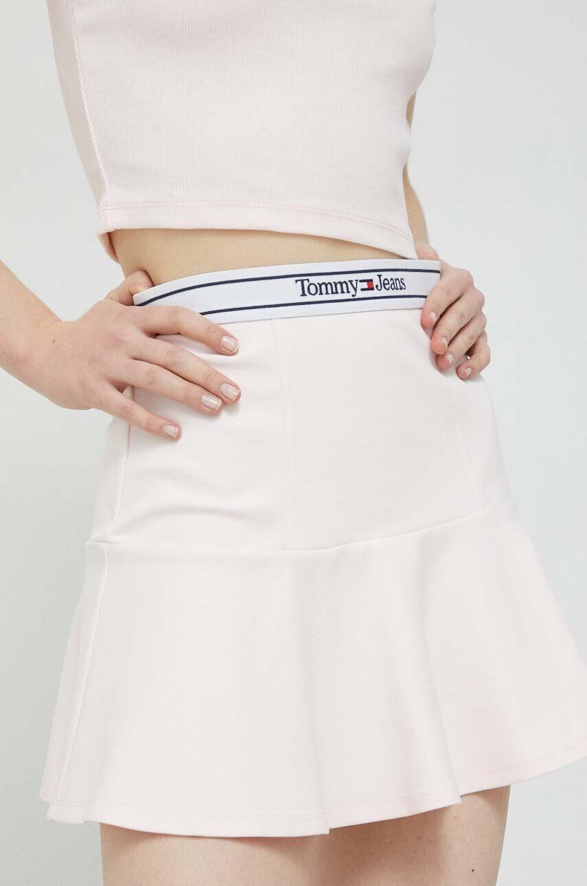 

Юбка Tommy Jeans, розовый
