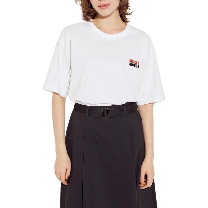 Футболка Disney X унисекс молочно-белая Uniqlo, слоновая кость — фото 3