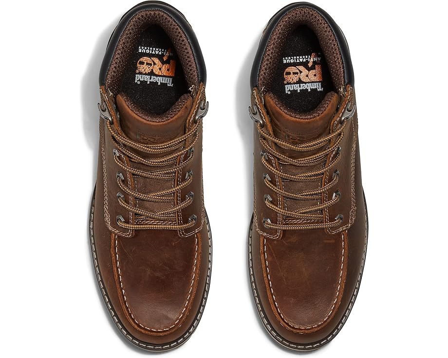 Мужские ботинки Timberland PRO Irvine Wedge кожаные с мягким носком, коричневый — фото 3
