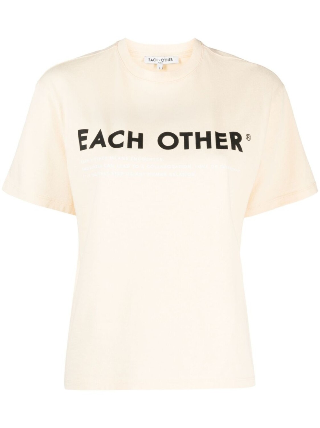 

Each X Other футболка с логотипом, желтый
