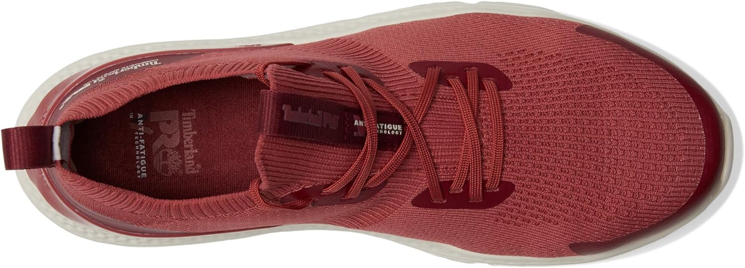 Timberland PRO Setra Knit Composite Safety Toe женские кроссовки - дышащий верх - съемная стелька, Cranberry/Cream — фото 2