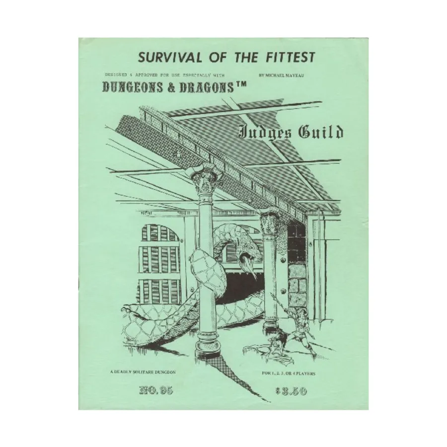 

Модуль Survival of the Fittest (1st Printing), Dungeons & Dragons Fantasy Modules (N - S) (Judges Guild)