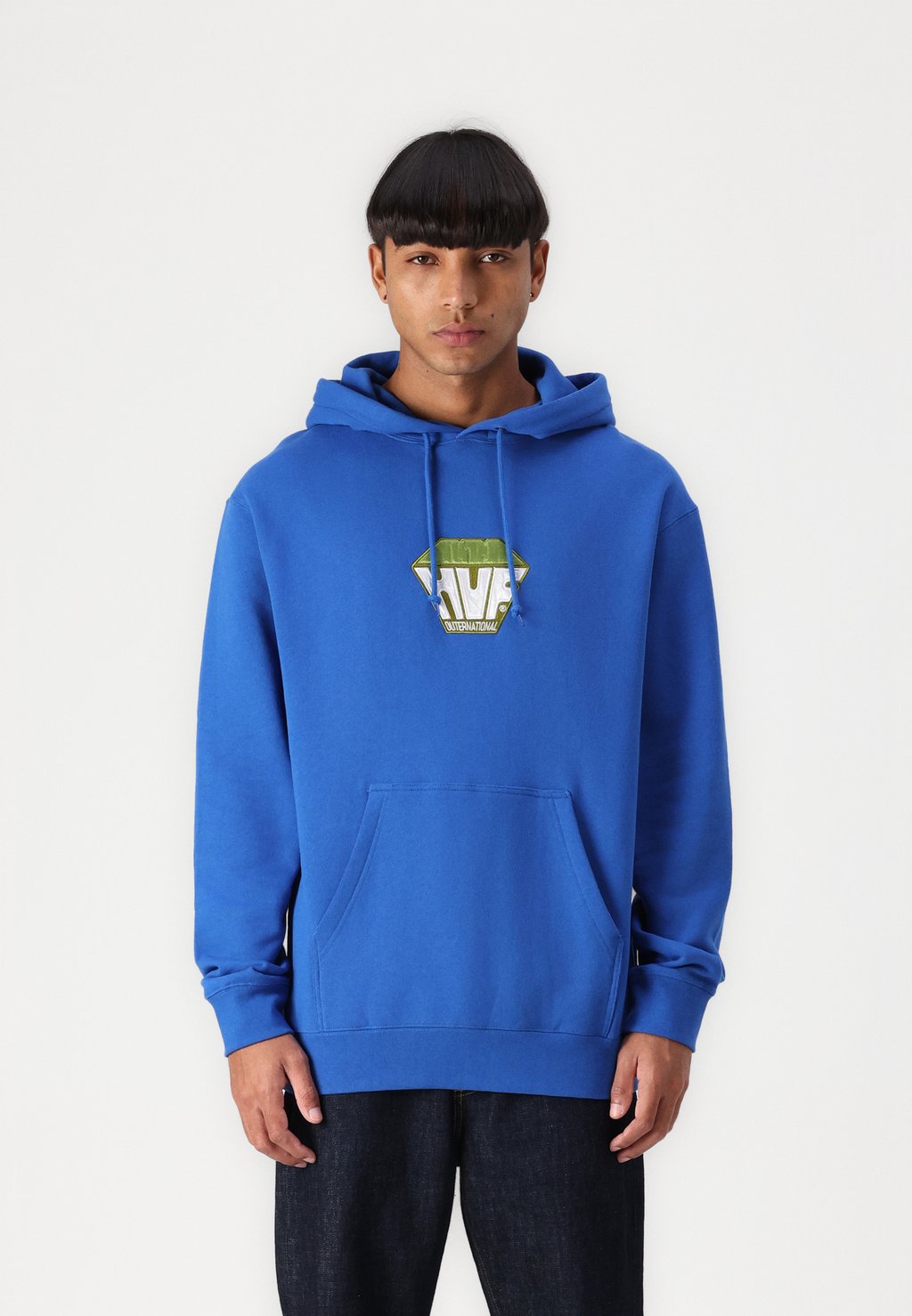 

Толстовка с капюшоном BIG BLOCK UNISEX - Sweatshirt HUF, синий