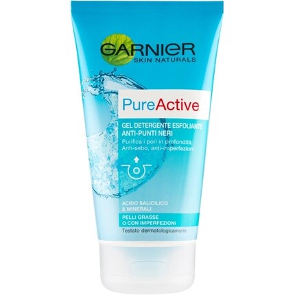 

Pure Active - Моющий гель для пилинга 150мл, Garnier