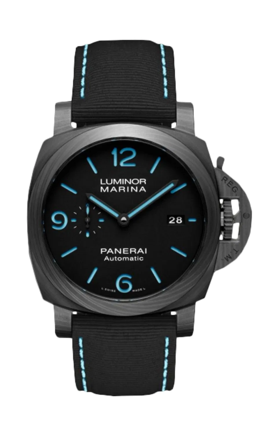 LUMINOR MARINA CARBOTECH 44 ММ - ДВОЙНОЙ РЕМЕШОК - PAM02661 PANERAI, золотой