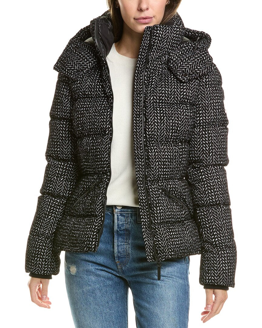 

Пальто Mackage с флокированным пухом, черный