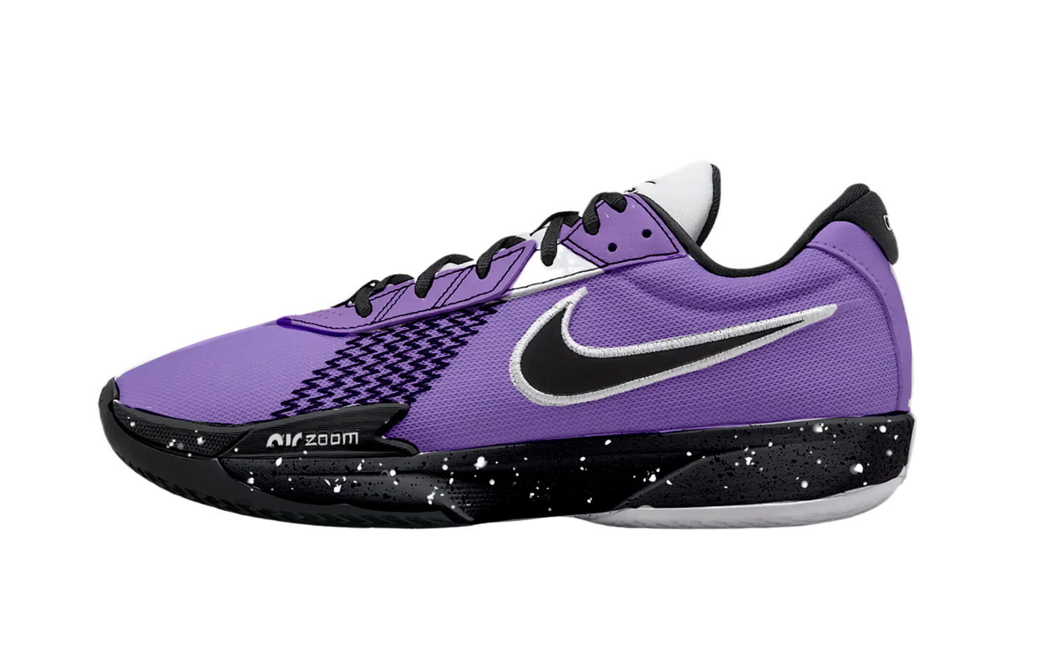 

Nike Эйр Зум ДжиТи Кат Лейкерс Пёрпл с амортизацией, износостойкие низкие баскетбольные кроссовки унисекс фиолетовые, цвет Purple