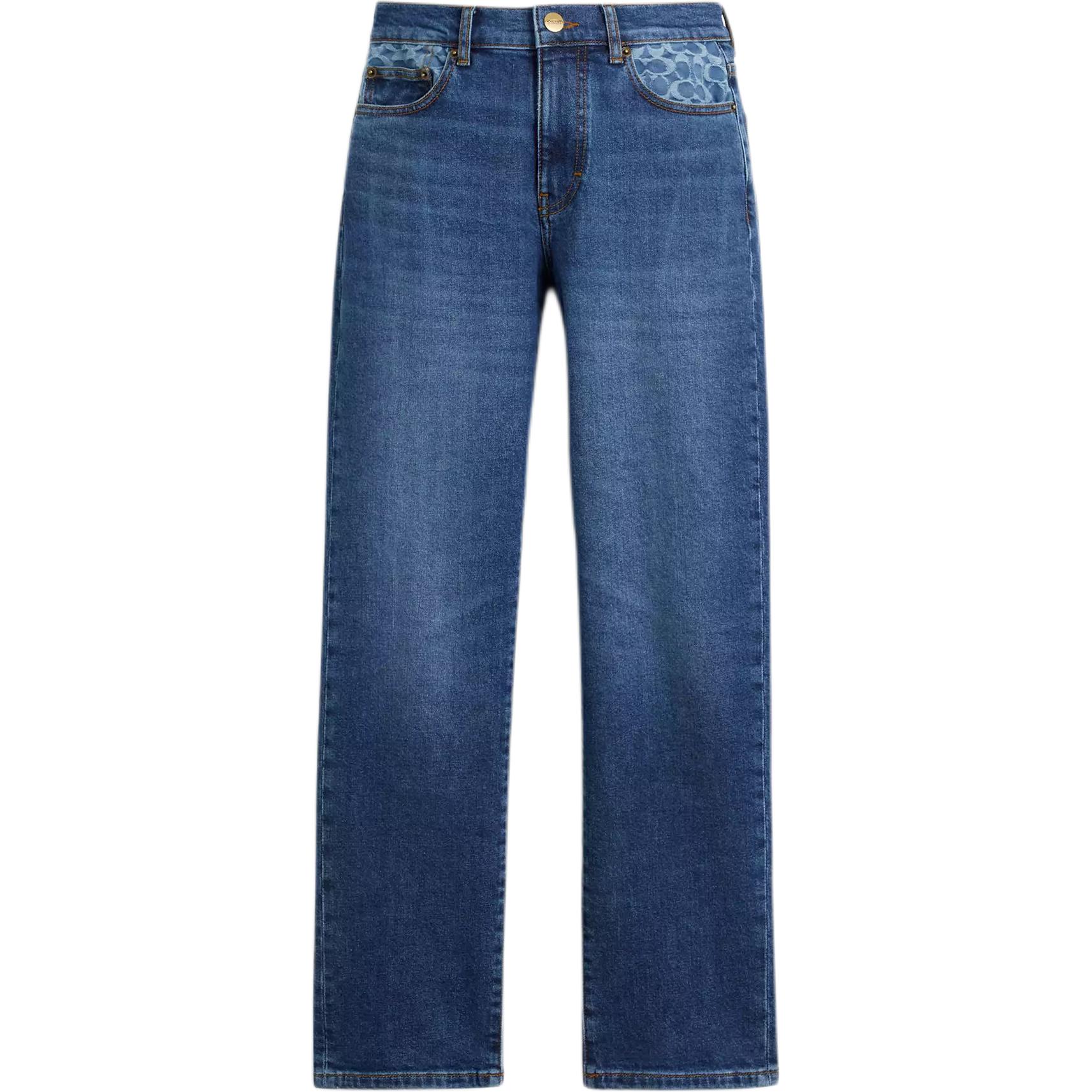 

COACH Джинсы Women's Blue Moderate Slim Fit