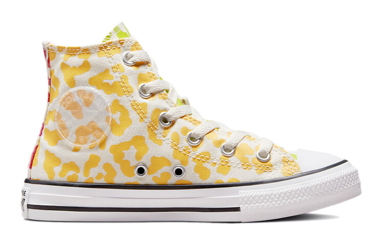Кеды Converse Chuck Taylor All Star High GS 'Leopard Print' — фото 2