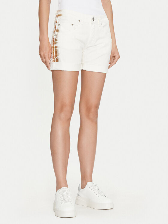 

Джинсовые шорты regular fit Please, экрю
