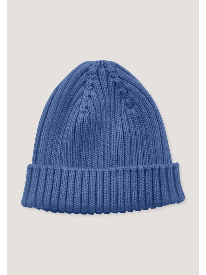 

Hessnatur Вязаная шапка василькового цвета