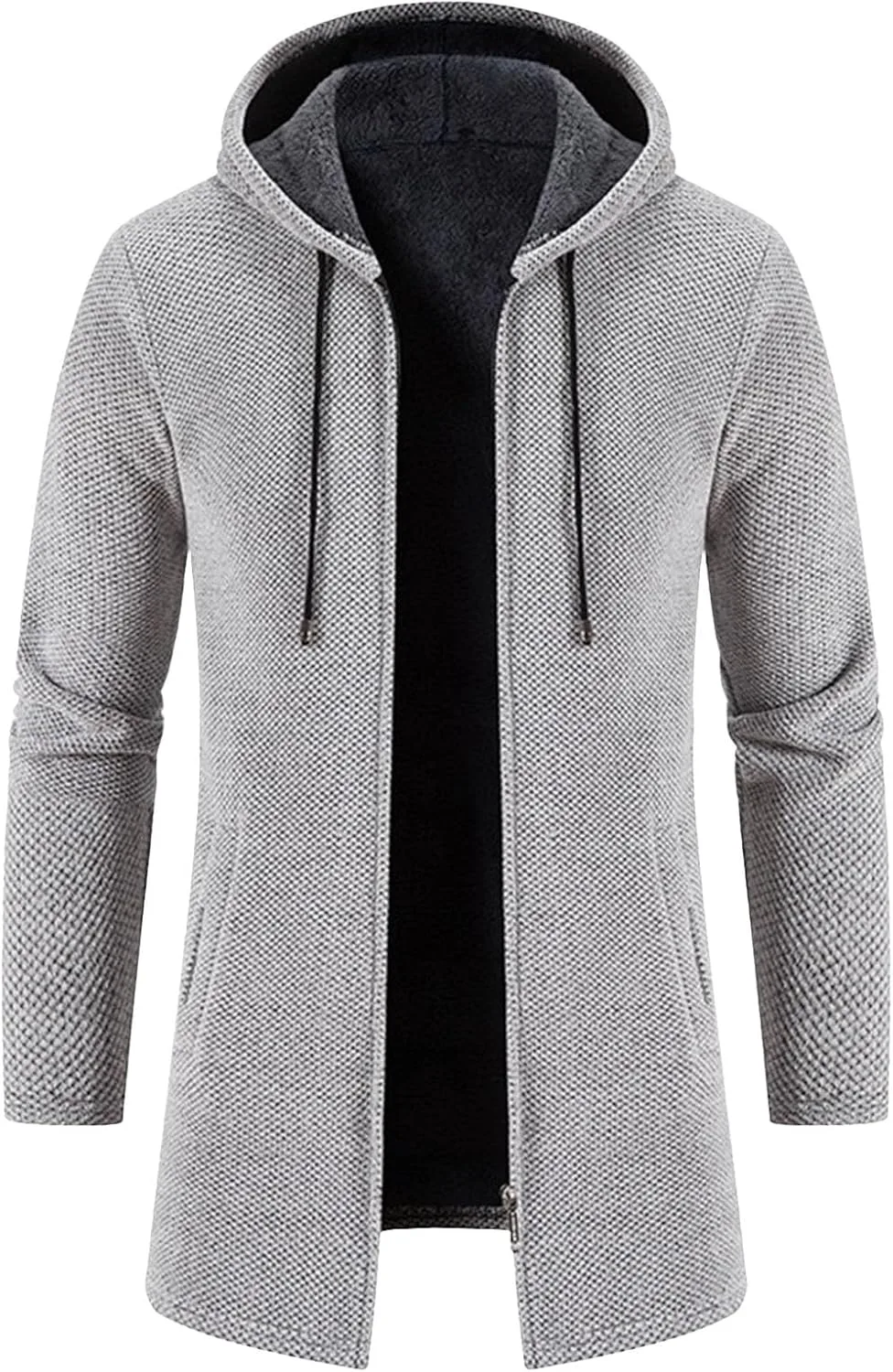 

Мужской худи на молнии с карманами