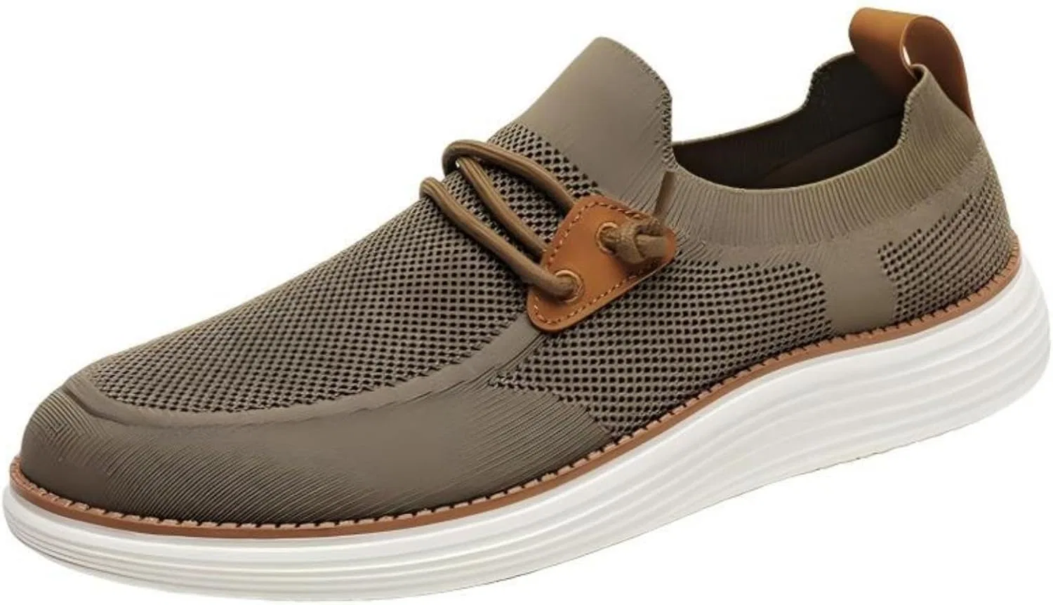 Мокасины мужские повседневные FUNCOS Slip-On, коричневый
