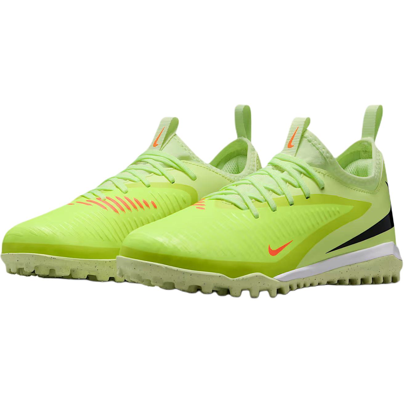 Nike Jr. Phantom 6 низкие детские футбольные бутсы green kids — фото 4