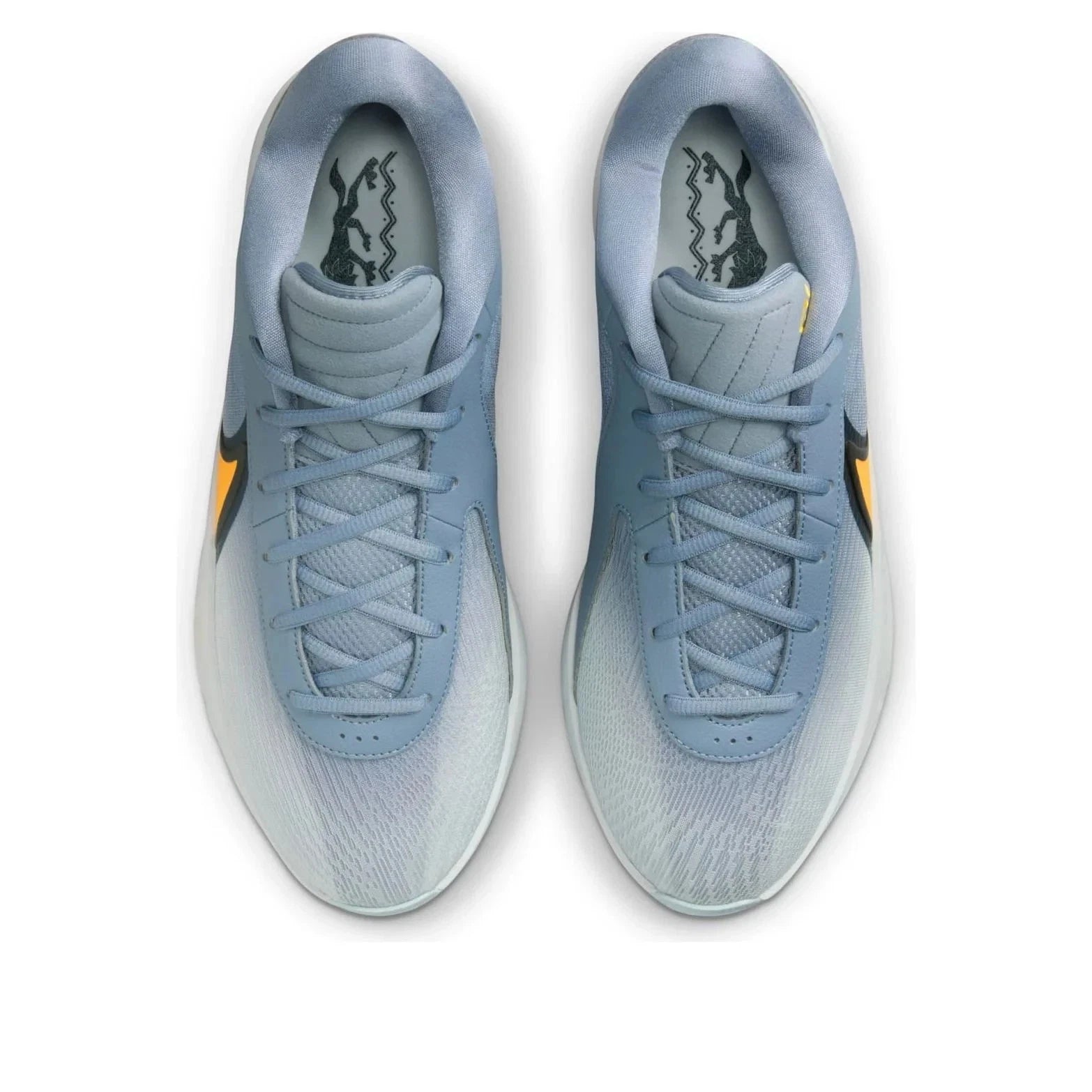 Баскетбольные кроссовки Nike Giannis Zoom Freak 6 FJ7792-400 серого цвета, унисекс, NIN607 — фото 4