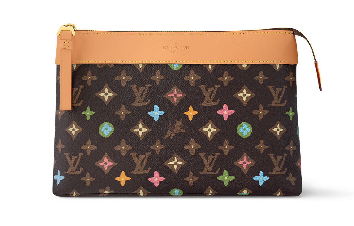 

Tyler The Creator Сумка-кошелек Voyage Souple Chocolate Craggy Monogram LOUIS VUITTON