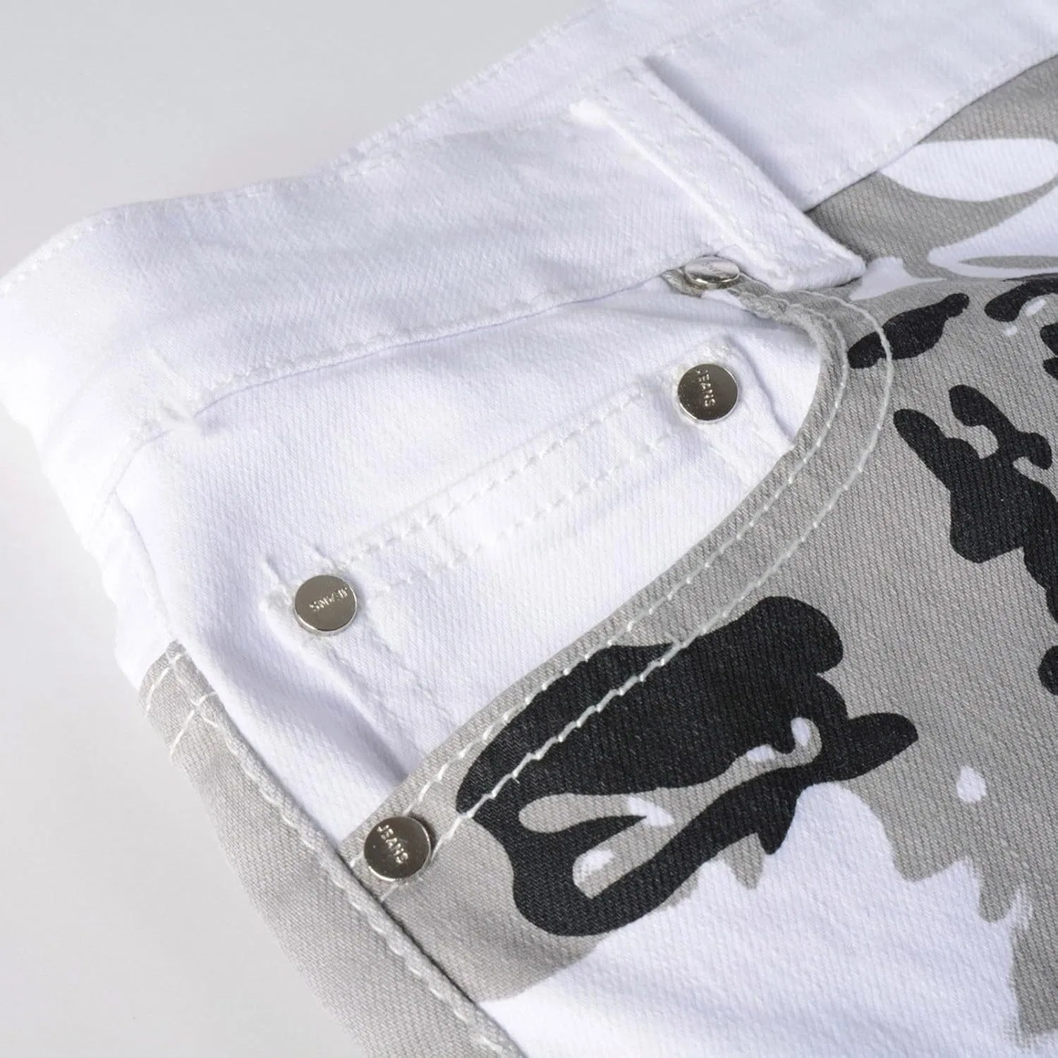 Джинсы Slim Fit Stretch, белый — фото 3