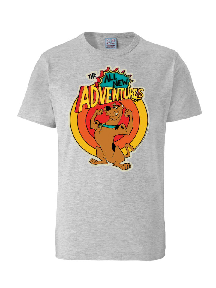 

Футболка Скуби-Ду в цвете серый меланж Logoshirt