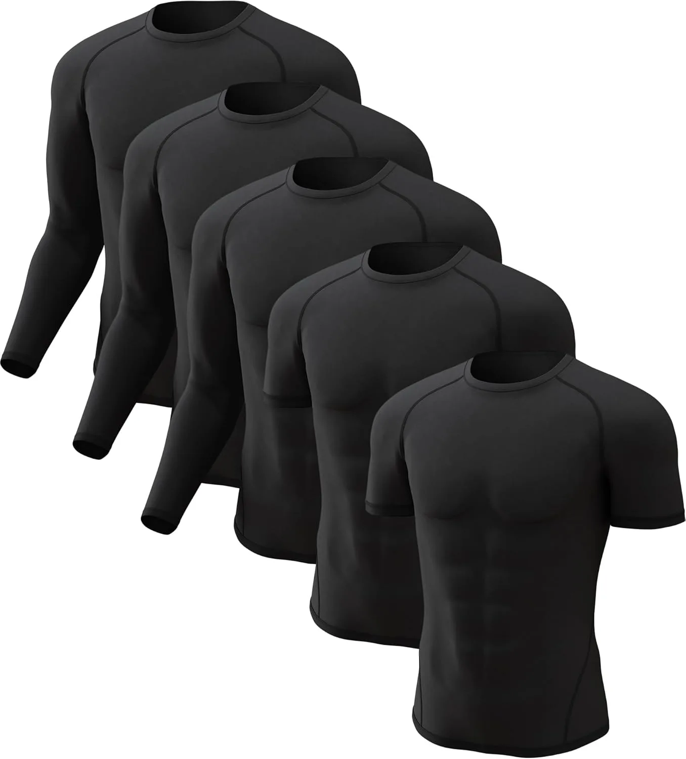 

CL convallaria 4 или 5 Pack Мужская компрессионная футболка для тренировок