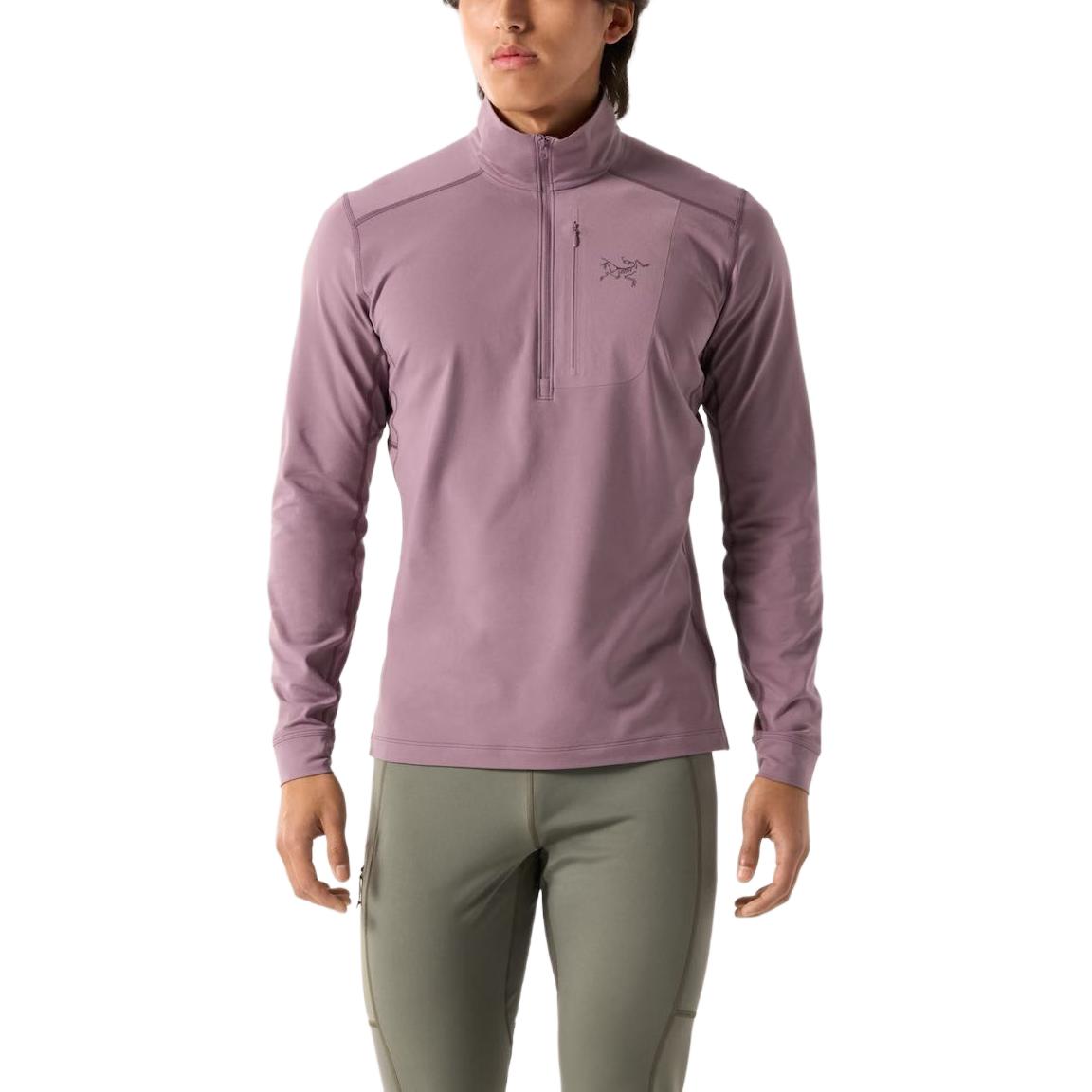 

Футболка RHO LT Zip Neck мужская Arcteryx, Black Sapphire/Black Sapphire
