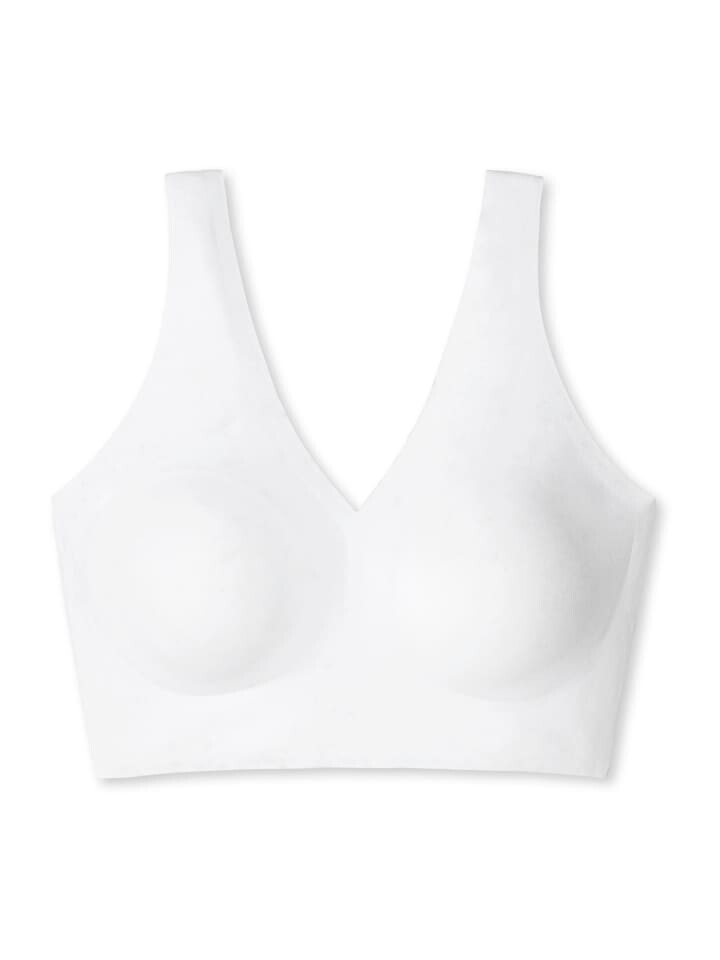 

Бюстгальтер на косточках Schiesser Bustier Lasercut Invisible Soft, белый